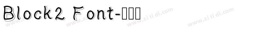 Block2 Font字体转换
